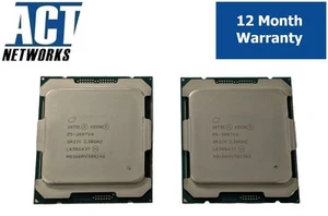 Pair Intel Xeon E5-2697 v4 18 Cores 36 Threads 2.3GHz 45MB Cache TDW 145W Server - Picture 1 of 2