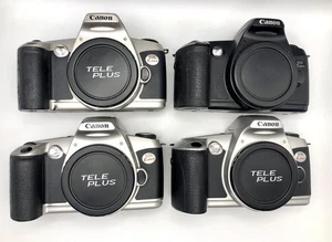 Canon (X4) Camera New KISS EOS 500N Rebel G AF SLR 35mm Film Working Black Lot - Picture 1 of 17