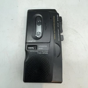 SANYO Voice Activated Microcassette Recorder M-5699  Rechargeable Battery Tested - Bild 1 von 7