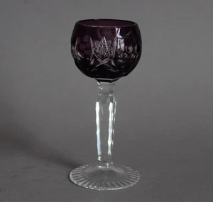 Nachtmann Traube Römer Glas Schnapsglas Bleikristall amethystfarbener Überfang - Picture 1 of 6