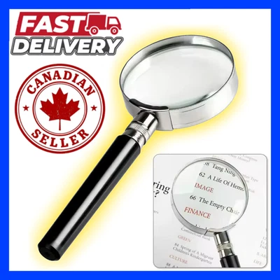 10X Magnifying Glass Loupe 50mm Handheld Magnifier Jewelry & Reading Magnifier - Image 1 of 4