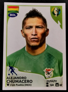 2019 PANINI Brazil Copa America STICKER #056 A. CHUMACERO Brazil Edition