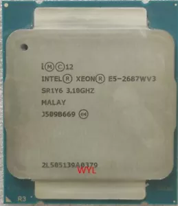 Intel Xeon E5-2687W V3 3.1Ghz 10Core 25MB SR1Y6 LGA2011-3 160W CPU Processor - Picture 1 of 3