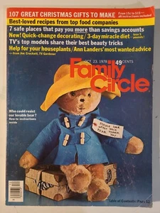 Amazing Vintage Oct 1978 PADDINGTON BEAR Issue of FAMILY CIRCLE Magazine - Picture 1 of 5