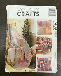 McCalls Crafts P489 Stoffdecke Decke Kissen Jennifer Lokey Vintage 2002 ungeschnitten - Bild 1 von 5
