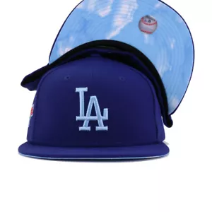New Era MLB Los Angeles Dodgers 1988 World Series Cloud 59FIFTY Fitted Hat 7 1/4 - Picture 1 of 5