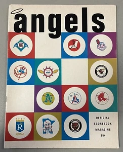 California Angels Program Scorebook 1969 vs Oakland Athletics - Imagen 1 de 5
