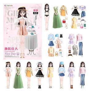 Magnetic Dress Up Baby, Magnetic Princess Dress Up Paper Doll For Kids Xmas Gift - Picture 1 of 16
