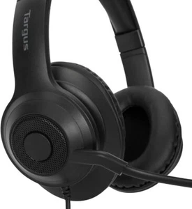 Targus Stereo-Headset, kabelgebunden, USB-Anschluss, 1,8 m Kabel - Bild 1 von 2