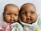 Belles poupées bébé noires afro-américaines Berenguer 13,5 pouces potelées précieuses