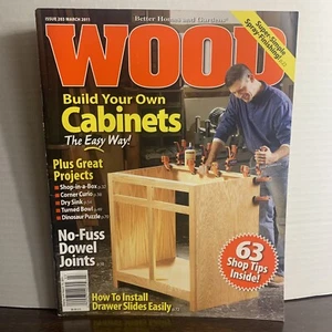 Wood Magazine March 2011 Build Your Own Cabinets The Easy Way + Great Projects - Picture 1 of 4