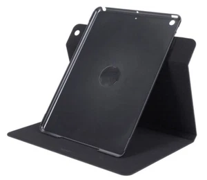 XQISIT ÉTUI Coque cuir/Noir iPad Air/Air 2  Ultra fin rotatif  360° A1566 A1567 - Imagen 1 de 5