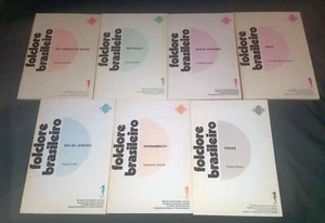 Rare Lot of 7 Folclore Brasileiro Books - Portuguese - Ministério da Educação - Picture 1 of 9