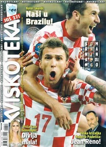 KVISKOTEKA #973 2013 CROATIAN CROSSWORDS MAGAZINE cover MARIO MANDZUKIC - Picture 1 of 1