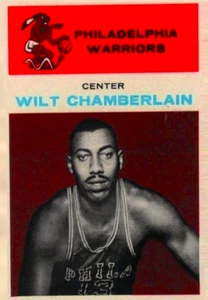 Tarjeta de novato Wilt Chamberlain 1961 foto imán @ 3"x5" - Imagen 1 de 1