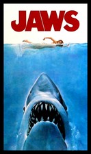 Jaws Movies Poster FRIDGE MAGNET 11x17 Large Magnetic Canvas Print 