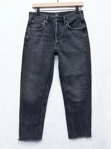 AGOLDE X Talula Taper Jeans Faded Black Size 27x23 Women’s - Picture 1 of 6