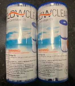 Flow Clear Bestway 58093 Pool Filter Cartridge Type I, 2 Pack, New And Sealed - Picture 1 of 3