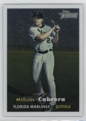 2006 Topps Heritage Chrome /1957 Miguel Cabrera #78 - Image 1 of 2