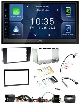 JVC DAB Bluetooth Lenkrad USB 2DIN Autoradio für Audi A6 C5 2001-2004 Aktivsyste - Bild 1 von 4