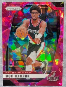 Scoot Henderson Pink Ice Prizm 2024-25 Panini #94 Portland Trail Blazers NM - Picture 1 of 2