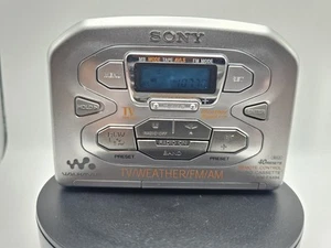 Sony Walkman WM-FX494 FM/AM/TV/Wetter/Kassettenspieler getestet funktioniert - Bild 1 von 8