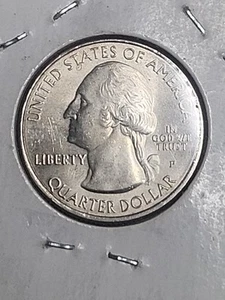 2018-P Rhode Island Die Chip Error DDR Feathers.. - Picture 1 of 3