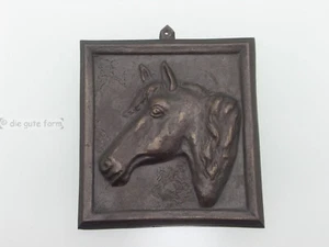 MURAL BRONCE - - - CABEZA DE CABALLO / CABALLO - - - 16,3 cm x 17,5 cm - Imagen 1 de 3