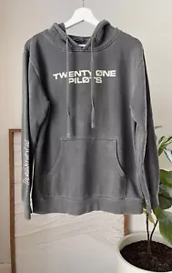 21 Twenty One Pilots Gray Bandito 2019 Concert Tour Hoodie Sweatshirt Size Small - Picture 1 of 5