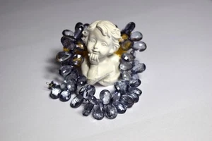 TOPAS lot 96.695ct.! Tropfen Edelstein Schmuck Heilstein Halskette Kette Collier - Bild 1 von 1