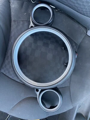 2009 MINI COOPER S PAINEL VELOCÍMETRO MOLDURA ACABAMENTO PRETO FABRICANTE DE EQUIPAMENTO ORIGINAL - Imagem 1 de 4