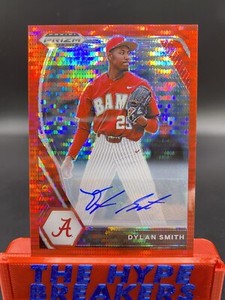 DYLAN SMITH 2021 Panini Prizm Draft /11 SSP RED PULSAR PARALLEL AUTO Tigers