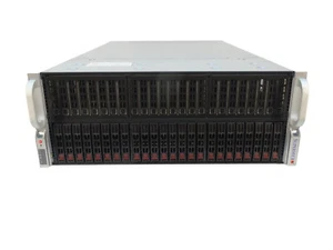 Supermicro 4028GR-TRT 4U GPU Sever w/ X10DRG-OT+-CPU 2x E5-2680v3 64GB Mem Rails - Picture 1 of 3