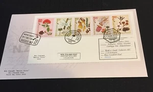 New Zealand 2012 Fdc Native Trees Mini Sheet - Picture 1 of 4