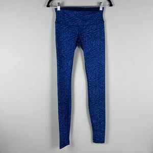 Leggings Lululemon Wunder Under III Stretti 31" Samba Snake Kayak Hero Blu Taglia 4 - Foto 1 di 9