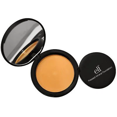 E496 Face Powder Makeup e.l.f Cosmetics Pressed Mineral Foundation BRONZE elf - Image 1 of 3