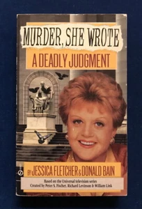 TV tie-in pb MURDER SHE WROTE #6: A DEADLY JUDGMENT (Signet 1996) Fletcher, Bain - Picture 1 of 5