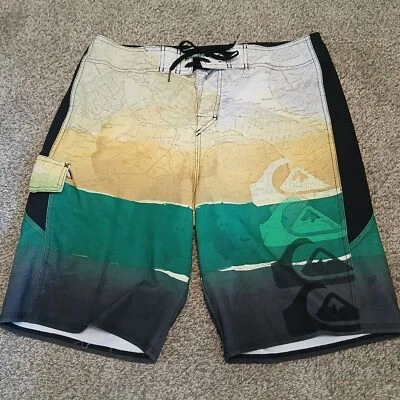 Pantalones cortos de tabla Quiksilver Kelly Slater Cypher Series para hombre talla 34 Foto 1 de 4