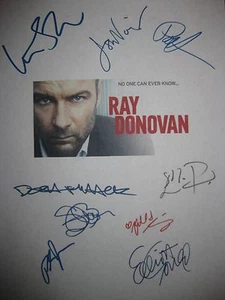 Ray Donovan Signed Script x9 Liev Schreiber Jon Voight Elliott Gould Marsan rpnt - Imagen 1 de 1