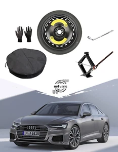 Kit Ruotino di Scorta 20" per AUDI A6 con Cric Chiave e Sacca 145/65R20 - Bild 1 von 12