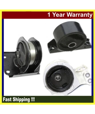 Engine Motor Mount For 95-99 Mitsubishi Eclipse 2.0L 3PCS 4601 6657 6662  Manual - Image 1 of 4