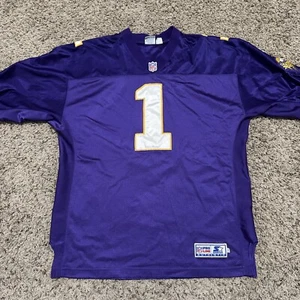 Vtg NFL Pro Line Warren Moon Minnesota Vikings Starter Jersey Mens Size XL 52 - Picture 1 of 7