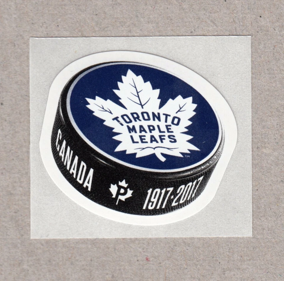 Disco de hockey = equipo Maple Leafs 100th = sello de bobina MNH Canadá 2017 #3043 Foto 1 de 1