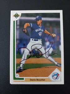 Montreal Expos Denis Boucher 1991 Upper Deck signed-autographed - Picture 1 of 1