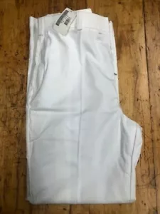 NUEVO PANTALÓN MÉDICO DE TRABAJO UNIFORME HOSPITAL BLANCO MILITAR DE EE. UU. PARA HOMBRE 42X34 - Imagen 1 de 10