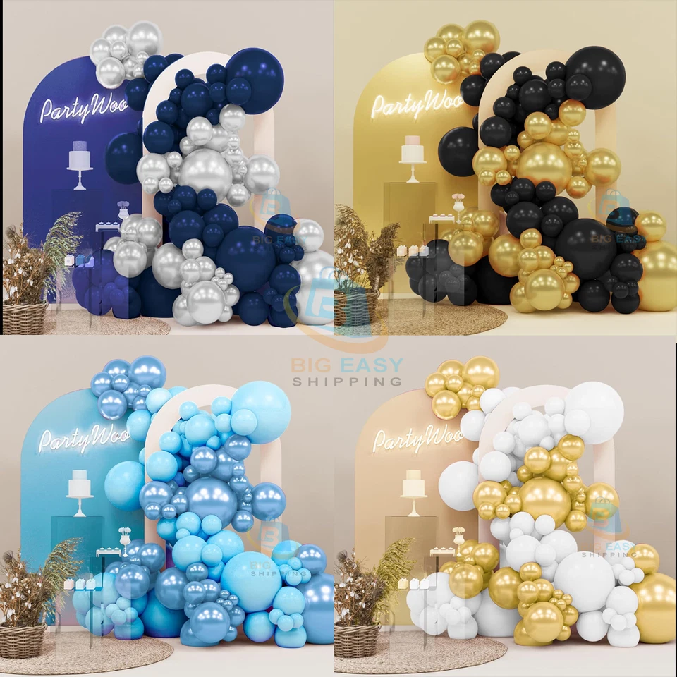 CREATIVE BALLOONS Balloon Arch Kit +Balloons Garland Birthday Wedding Party Baby Shower Decor UK..