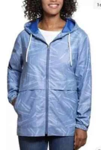 NEW Weatherproof Vintage XLARGE Women Rain Slicker Jacket Color:RIVERSIDE BLUE - Picture 1 of 6