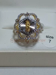 Beautiful Moricci 925 Silver  Mother Mary Womens Ring Size 7 Virgen De Guadalupe - Picture 1 of 7
