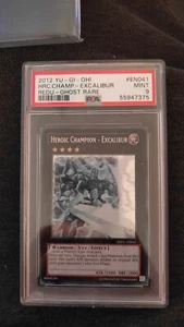Yu-Gi-Oh! Heroic Champion Excalibur Ghost Rare REDU-EN041 PSA 9 Card - Bild 1 von 2