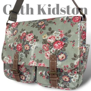 Cath Kidston Floral Crossbody Shoulder Bag A4 Size Large Capacity Authentic /Us - Picture 1 of 13